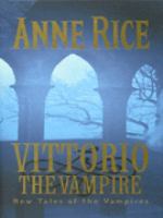 Vittorio, the Vampire cover