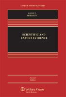 Scientific and Expert Evidence cover