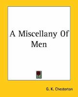 A Miscellany of Men cover