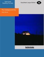 The Underground City The Child of the Cavern Easyread Super Large 24pt Edition cover