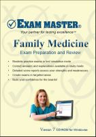 Physician's Medical: Family Practice Certification Exam cover