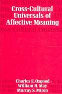 Cross-Cultural Universals of Affective Meaning cover