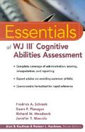The Essentials of Wj III Cognitive Abilities Assessment cover