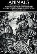 Animals 1419 Copyright-Free Illustrations of Mammals, Birds, Fish, Insects, Etc. cover