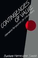 Contingencies of Value Alternative Perspectives for Critical Theory cover