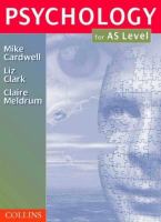 Psychology for AS-level cover