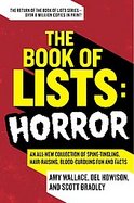 The Book of Lists:Horror An All-new Collection of Spine-tingling, Hair-raising, Blood-curdling Fun and Facts cover