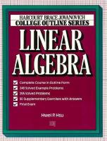 Linear Algebra cover