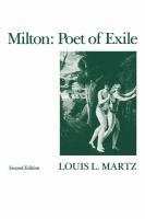 Milton, Poet of Exile cover
