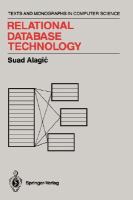 Relational Database Technology cover