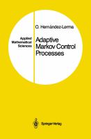 Adaptive Markov Control Processes cover