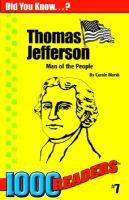 Thomas Jefferson Man of the People cover