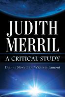 Judith Merril : A Critical Study cover