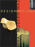 Design 1935-1965: What Modern Was cover
