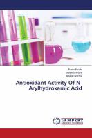 Antioxidant Activity of N-Arylhydroxamic Acid cover