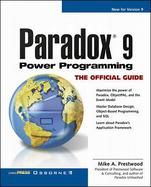 Paradox 9 Power Programming: The Official Guide cover