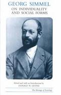 Georg Simmel on Individuality and Social Forms Selected Writings cover