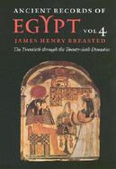 Ancient Records of Egypt The Twentieth Through the Twenty-Sixth Dynasties (volume4) cover