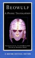 Beowulf A Prose Translation  Backgrounds and Contexts Criticism cover