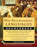 Web Programming Languages Sourcebook with CDROM cover