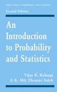 An Introduction to Probability and Statistics cover