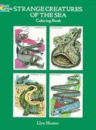 Strange Creatures of the Sea Coloring Book cover