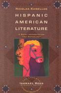 Hispanic-American Literature A Brief Introduction and Anthology cover