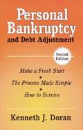 Personal Bankruptcy and Debt Adjustment: A Step-By-Step Guide cover