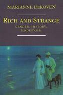 Rich and Strange Gender, History, Modernism cover