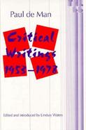 Critical Writings, 1953-1978 cover