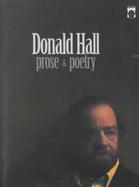 Donald Hall Prose and Poetry cover