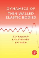 Dynamics of Thin Walled Elastic Bodies cover