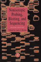Nonisotopic Probing, Blotting, and Sequencing cover