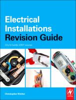 Electrical Installations Revision Guide: City and Guilds 2330 and 2356 Courses : City and Guilds 2330 and 2356 Courses cover
