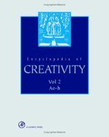 Encyclopedia of Creativity cover