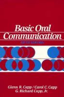 Basic Oral Communication cover