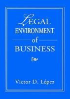 The Legal Environment of Business cover