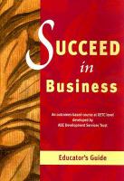 Succeed in Business Educator's Guide cover