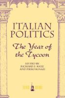 Italian Politics The Year of the Tycoon cover