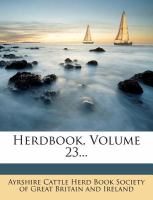 Herdbook, Volume 23... cover