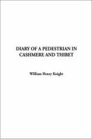 Diary of a Pedestrian in Cashmere and Tibet cover