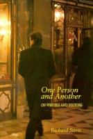 One Person and Another On Writers and Writing cover