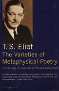 The Varieties of Metaphyscial Poetry cover