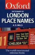 A Dictionary of London Place-Names cover