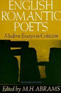 English Romantic Poets: Modern Essays in Criticism cover