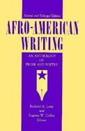 Afro-American Writing An Anthology of Prose and Poetry cover