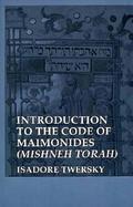 Introduction to the Code of Maimonides cover