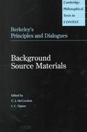 Berkeley's Principles and Dialogues Background Source Materials cover