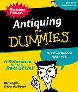 Antiquing for Dummies cover