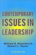 Contemporary Issues in Leadership cover